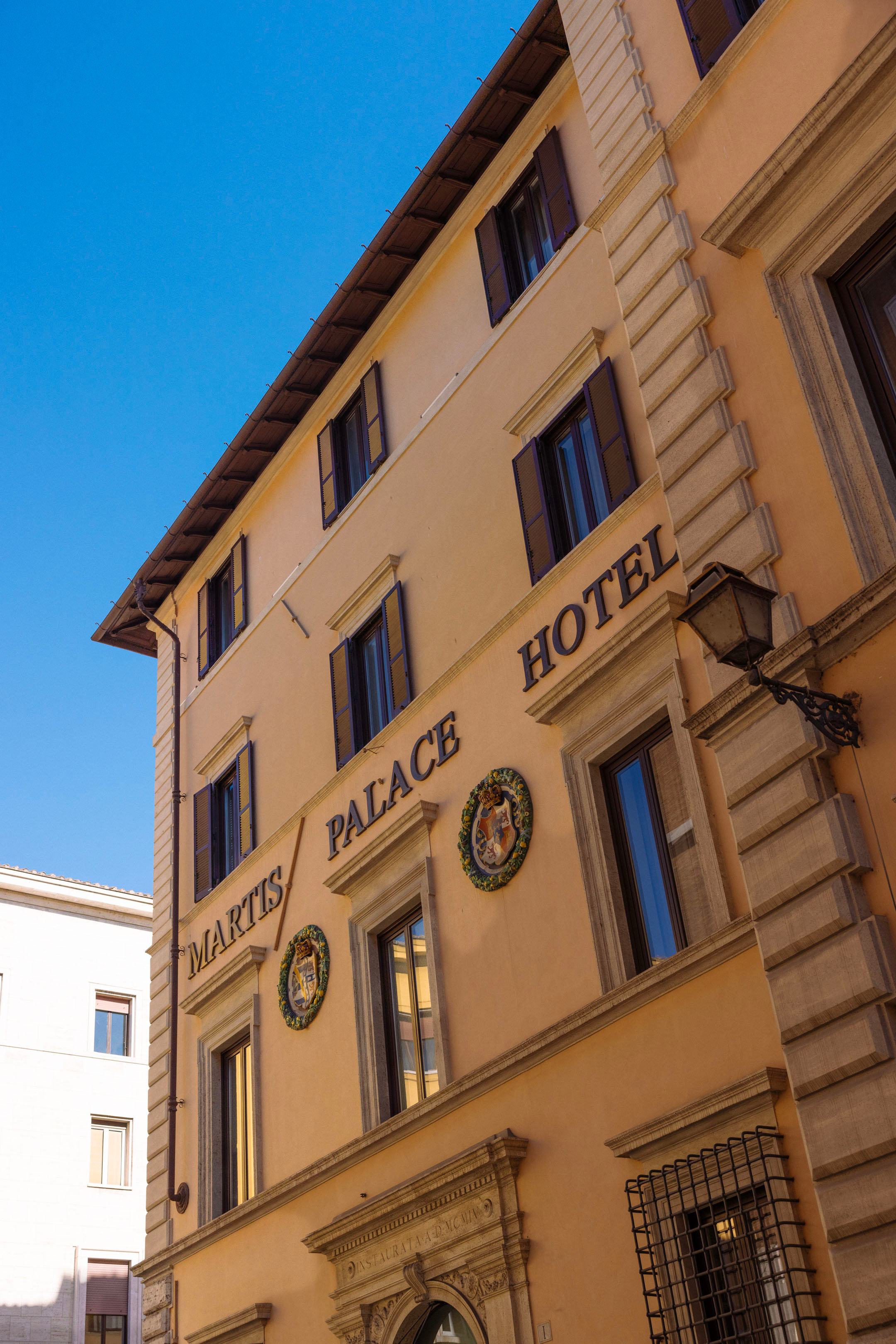 Esterno del Martis Palace Hotel